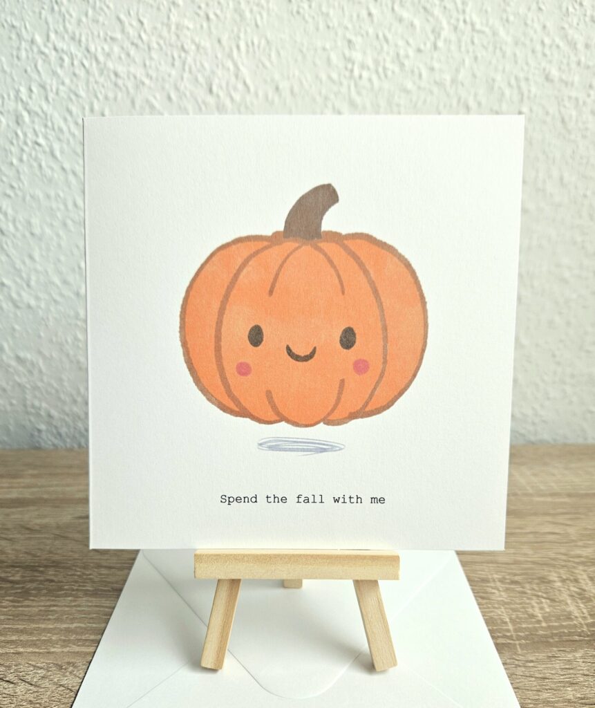 Carte d’automne – Spend the fall with me